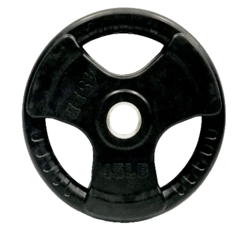245LB Rubber Olympic Plates Set
